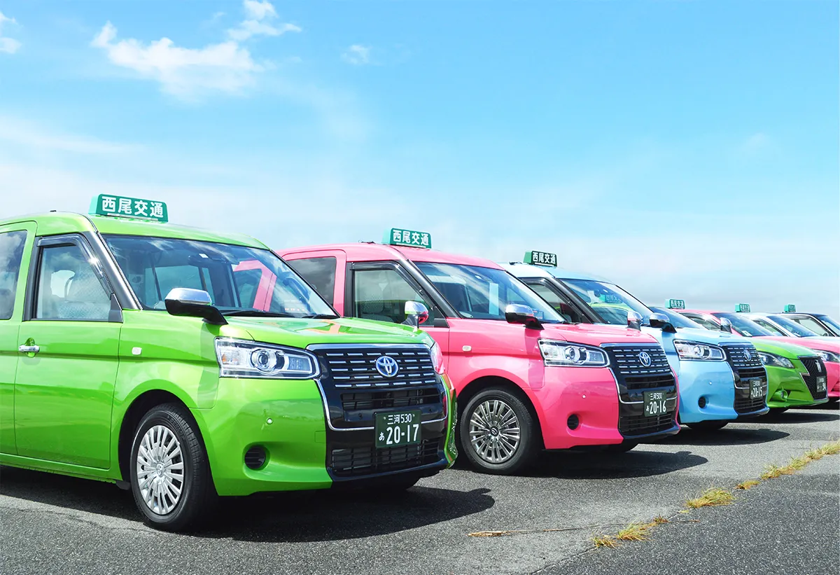 西尾交通のタクシー